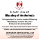 Blessing of the Animals on Oct 4th