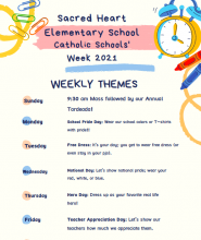 Catholic Schools Week 2021 - Weekly Themes